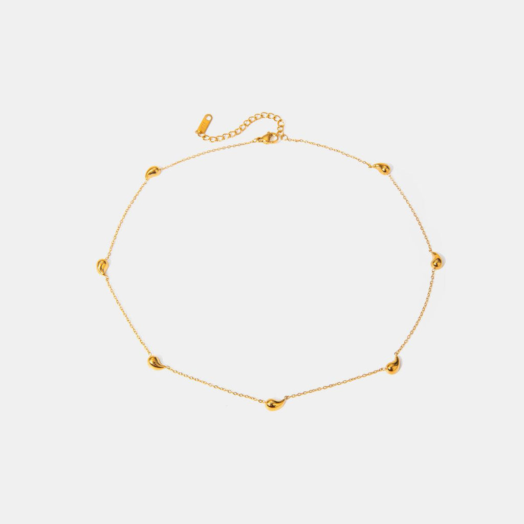 Necklace Chocker 18K Gold-Plated Jewelry Gold One Size 00d13d77-c3a4-446c-bd42-4150b85767b4-Max Trendsi