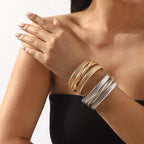 Womens Bracelet Multi-Layered Open 18K Gold-Plated Jewelry 00daf4d0-b822-44c4-af9a-e00c243c4d7b-Max-Origin Trendsi