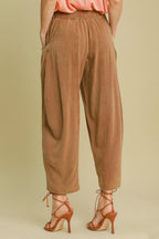 Umgee USA Women Pants Linen Cotton Elastic Waist Baggy Fit with Pockets 00dd0237-7272-4311-8071-c10d1a9958e3-Max Trendsi