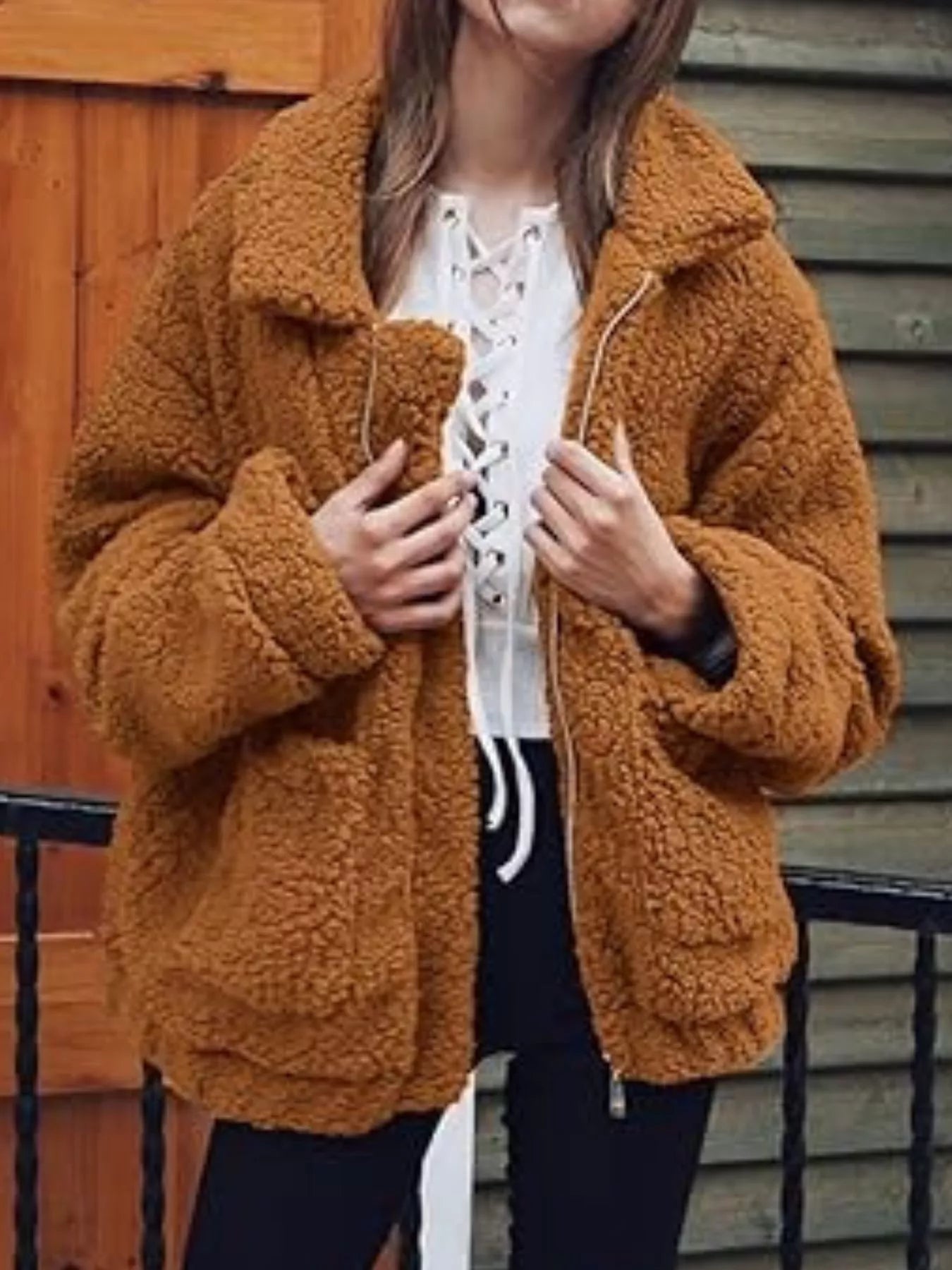 Womens Fleece Jacket Cozy Soft Zip Up Plus Sizes S-3XL 0123f7fb-bba8-4de8-a83a-f5ec53ae5617-Max-Origin Trendsi