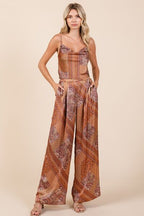 Mittoshop Satin Wide Leg Pants Paisley Print Patchwork Hazelnut with Pockets 017cac00-e205-44ab-aeaa-51cfd58b3fa5-Min Trendsi