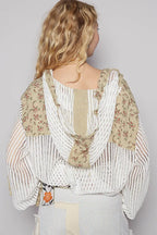 POL Jacket Washed Lace Crochet Hooded Cable-Knit With Patchwork 0266f171d49947548f9d6ba49e16e3e0-Max-Origin Trendsi