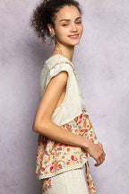 POL Women Blouse Floral Cropped Beige Lace Detail Ruffled Top 027dd130-3d47-4550-b608-9a9ef36b1539-Max-Origin Trendsi