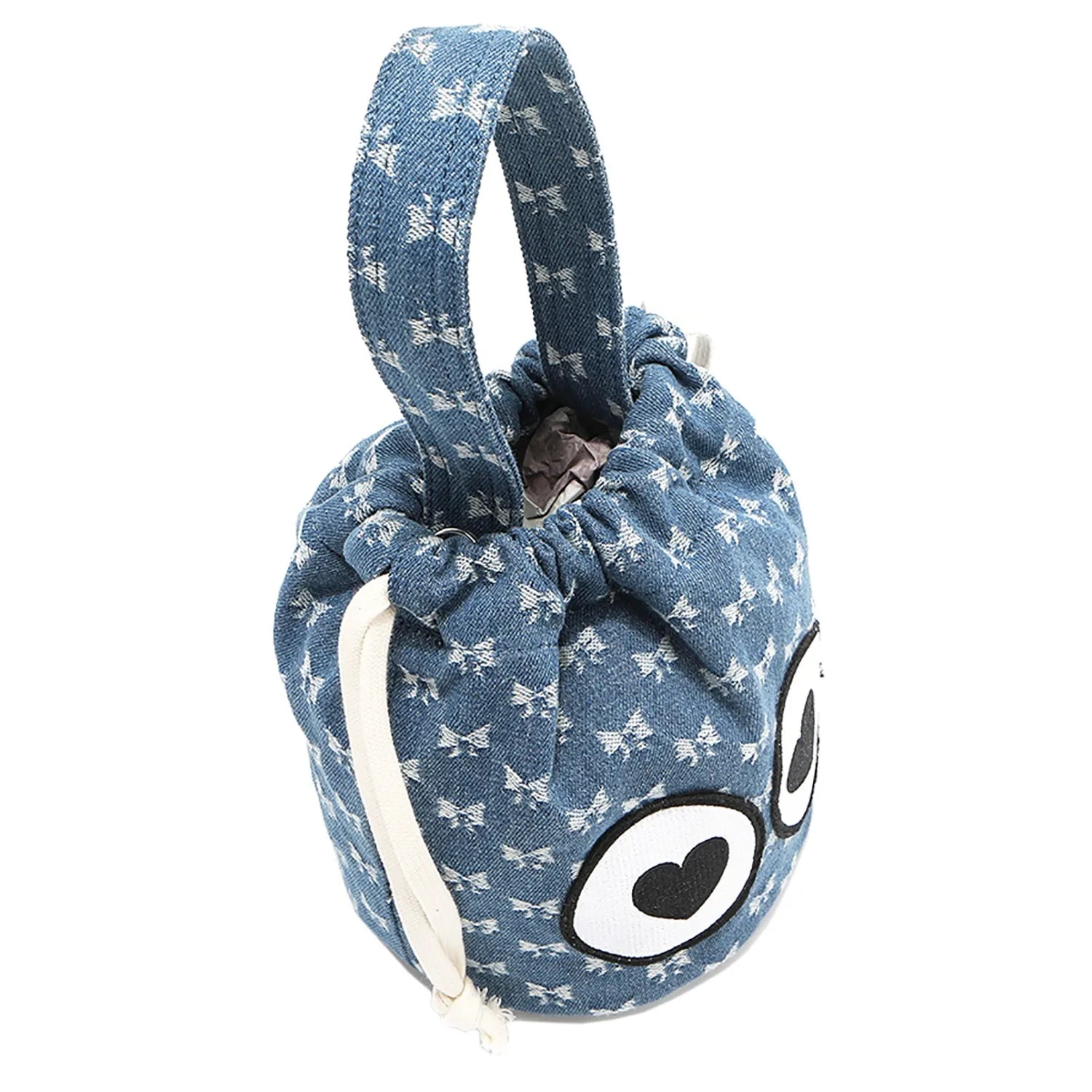 Nicole Lee USA Women's Bucket Bag Drawstring Bow Heart Pattern Handbag 028b4796e40b4f3fb955f4f3dd3797d4-Max-Origin Trendsi