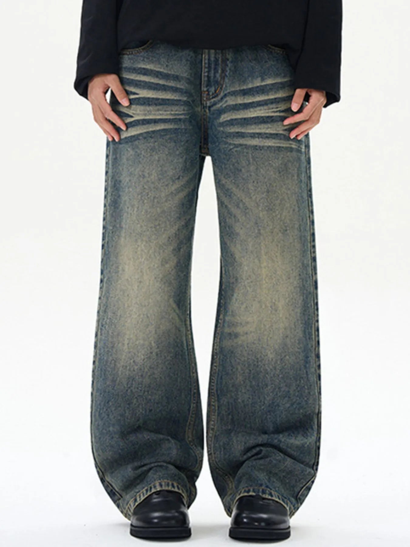 Men's Wide Leg Jeans Vintage Blue Washed Relaxed Fit Denim Pants 028ead49-f5d1-4c1e-8046-4e66ea4c6e75-Max-Origin Trendsi