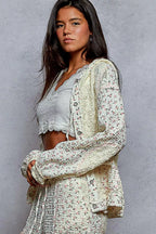 POL Womens Hooded Lace Jacket Floral Cream Balloon Sleeve with Stitch Detail 029ded4d-f588-4a3d-997d-1186e5ff553e-Max-Origin Trendsi