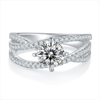 Silver Ring 1 Carat Moissanite Stone 925 Sterling Cross Twist Jewelry 02b0d488-59e2-4fa4-b991-6ed3853340a2-Max-Origin Trendsi