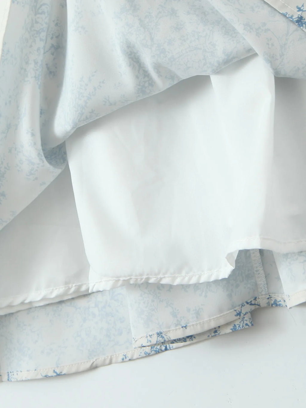 Midi Cami Dress Floral Print Light Blue Smocked Lace Up Buttoned 035c79c1040643f4bee56079516ff5b2-Max-Origin Trendsi