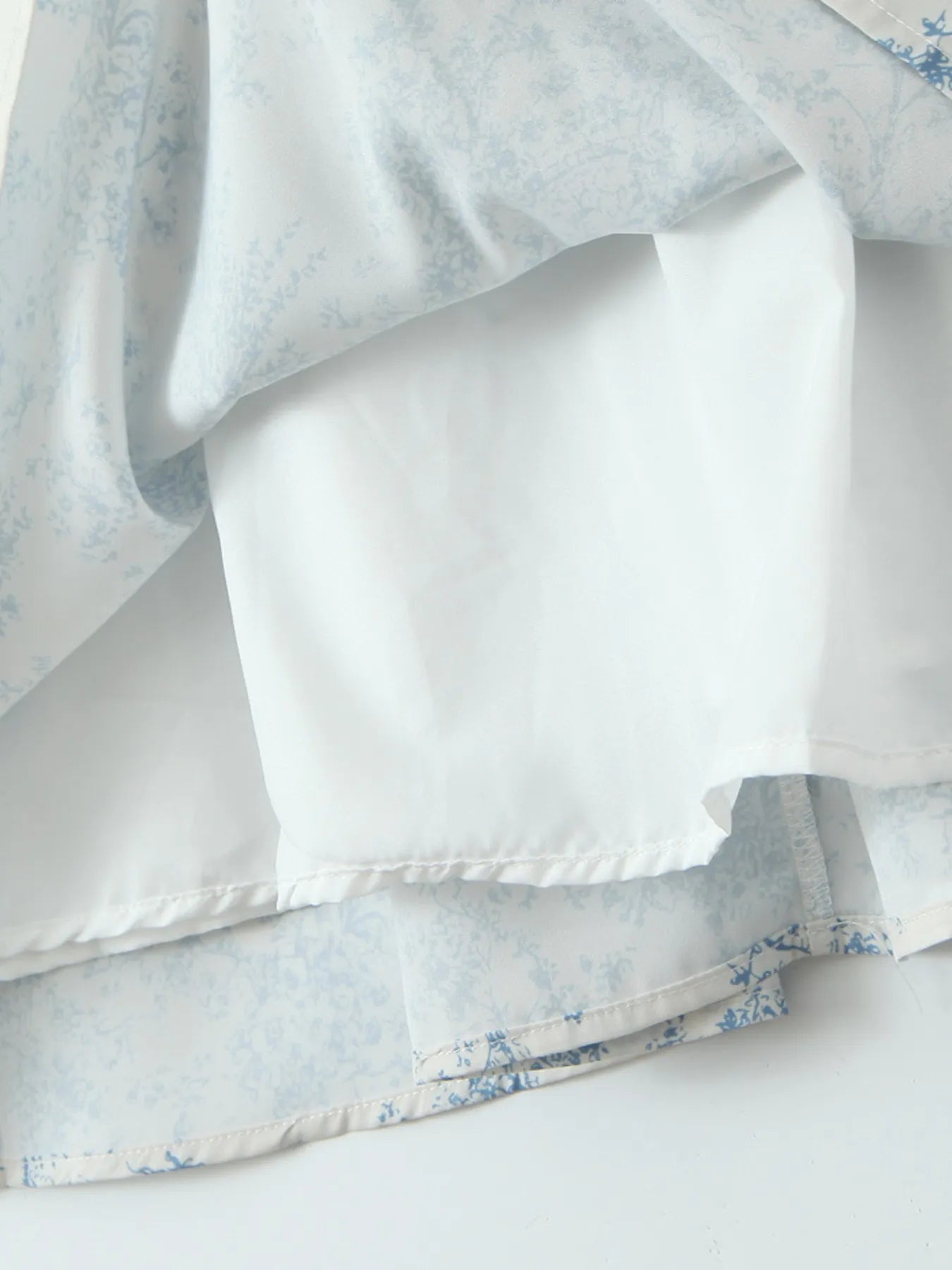 Midi Cami Dress Floral Print Light Blue Smocked Lace Up Buttoned 035c79c1040643f4bee56079516ff5b2-Max-Origin Trendsi