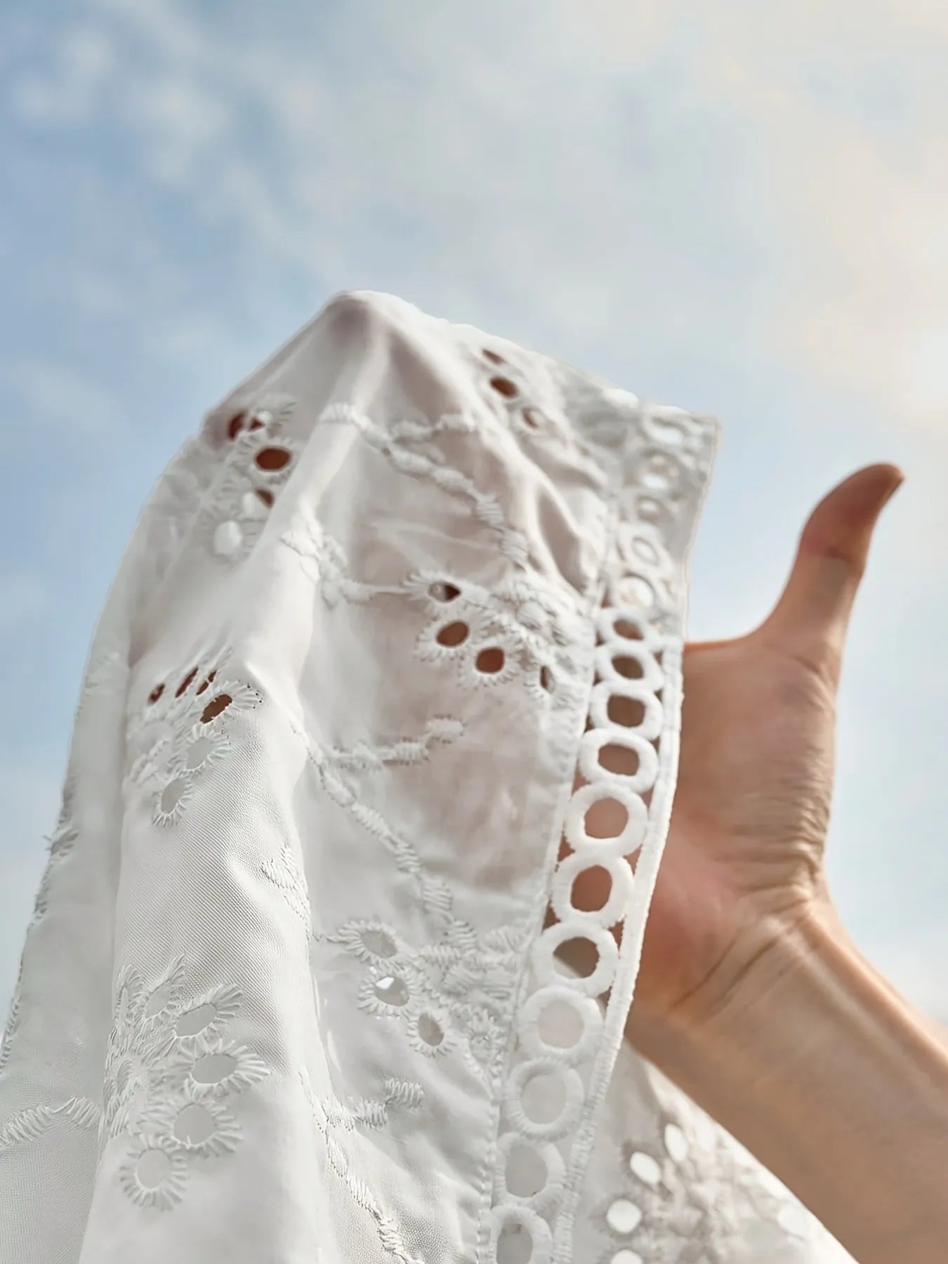 Women's Outfit Set Chrochet White Eyelet Embroidered Tank and Shorts Set 03633a24a3cf4285a5b918840d31d4d0-Max-Origin Trendsi