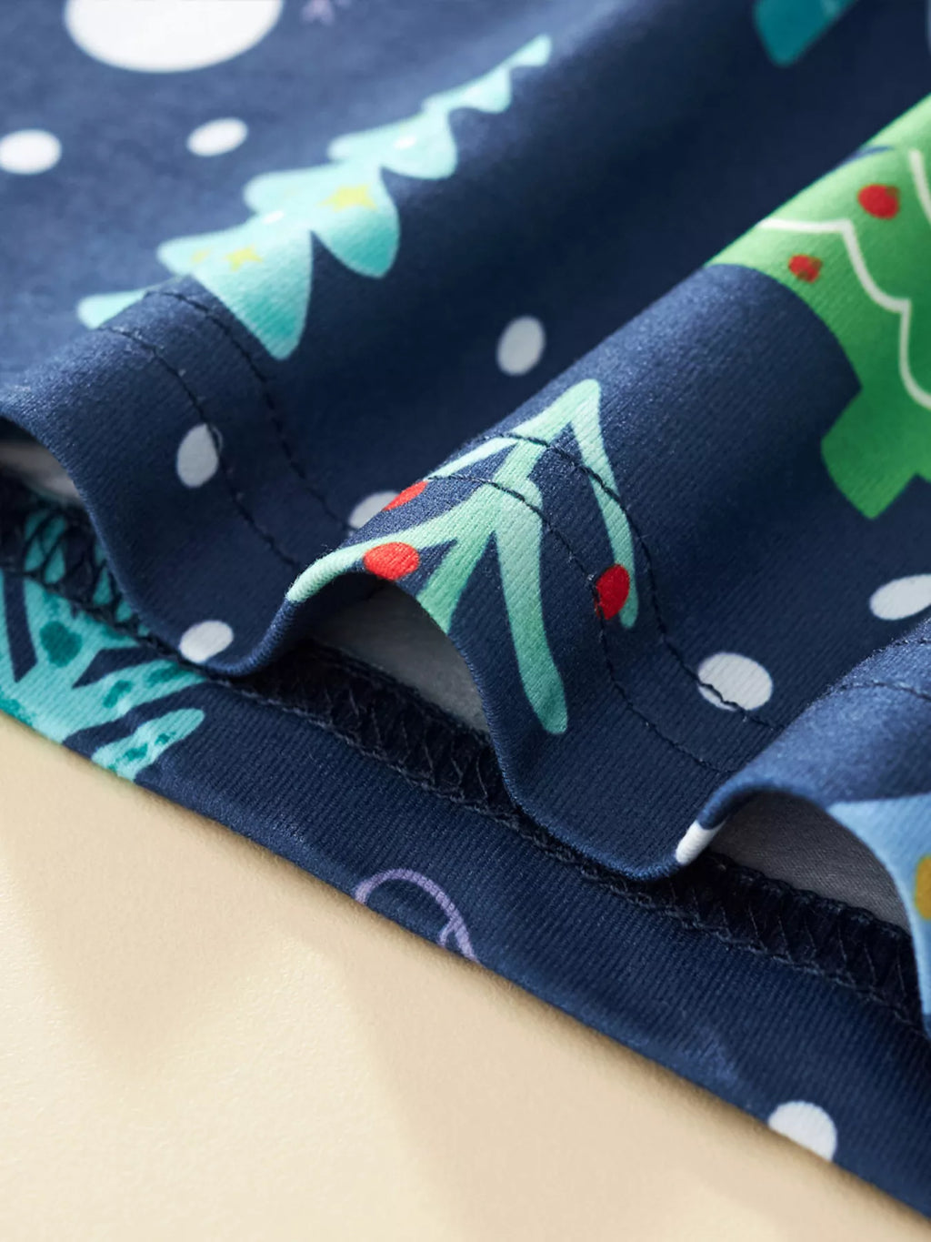 Children's Pajama Set Blue Christmas Tree Long Sleeve Top and Pants 2 Pcs 0372c68f689242179a9cde5b694866e7-Max-Origin Trendsi