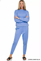 Zenana Womens Joggers Set Blue Scuba Mock Neck Sweatshirt and Pants 03c2e715-5ea0-43aa-8c14-7a36d954d08a-Max-Origin Trendsi