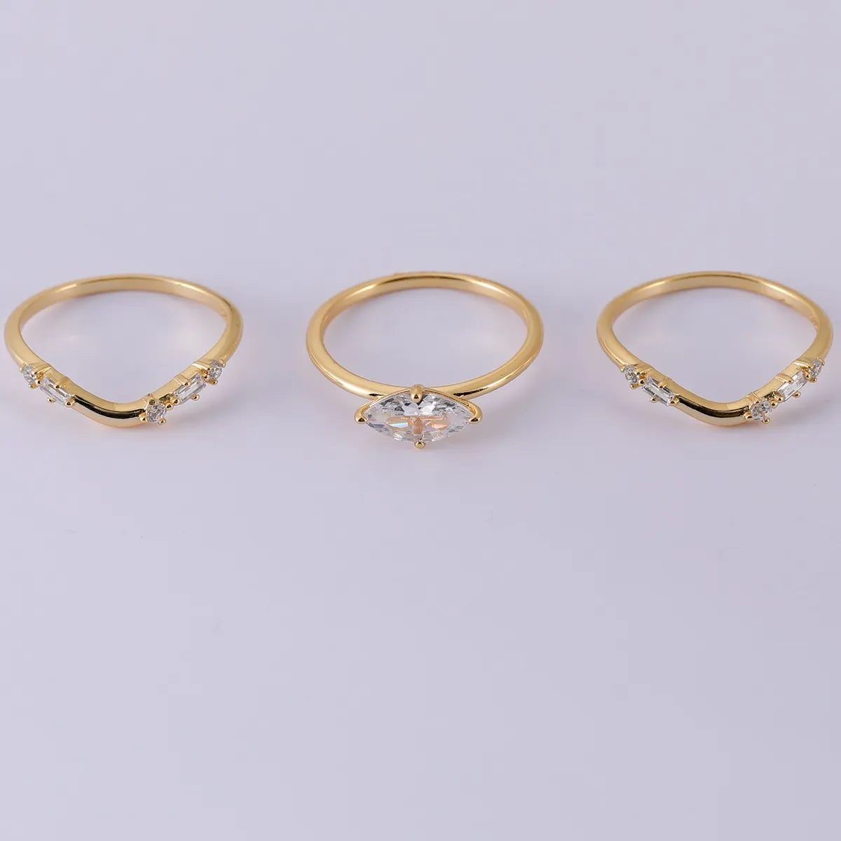 1 Carat Moissanite Stone 3pcs Ring Set 925 Sterling Silver Zircon 18K Gold-Plated 03c45126-d9f9-4257-896c-969c1611ec2c-Max-Origin Trendsi