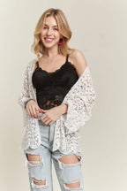 ADORA Crochet Cardigan Cotton White Floral Leaf Pattern Long Sleeve 03f4465cad1e4ea49d204bcab88e5d6b-Max-Origin Trendsi