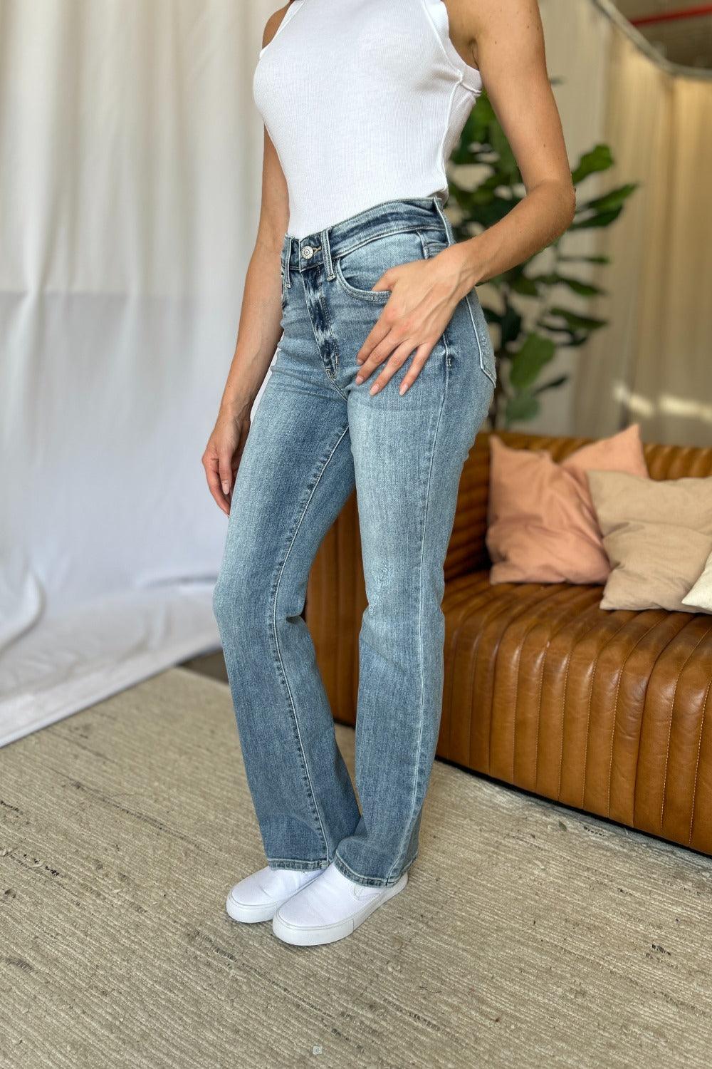 Judy Blue Bootcut Jeans US Full Size Medium Rise Denim Pants