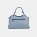 David Jones Leather Handbag Medium Tote Zip Outer Pocket Women Purse 04523afc-8174-4df2-9717-cb54a2cfa92d-Max Trendsi