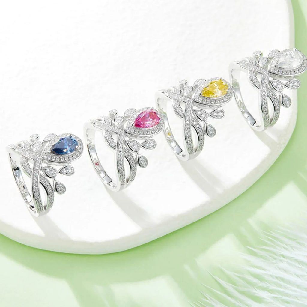 Silver Ring 1 Carat Moissanite 925 Sterling Zircon Colorful Stone Jewelry 04544eca-3b78-4053-84f9-aa8238d74539-Max-Origin Trendsi