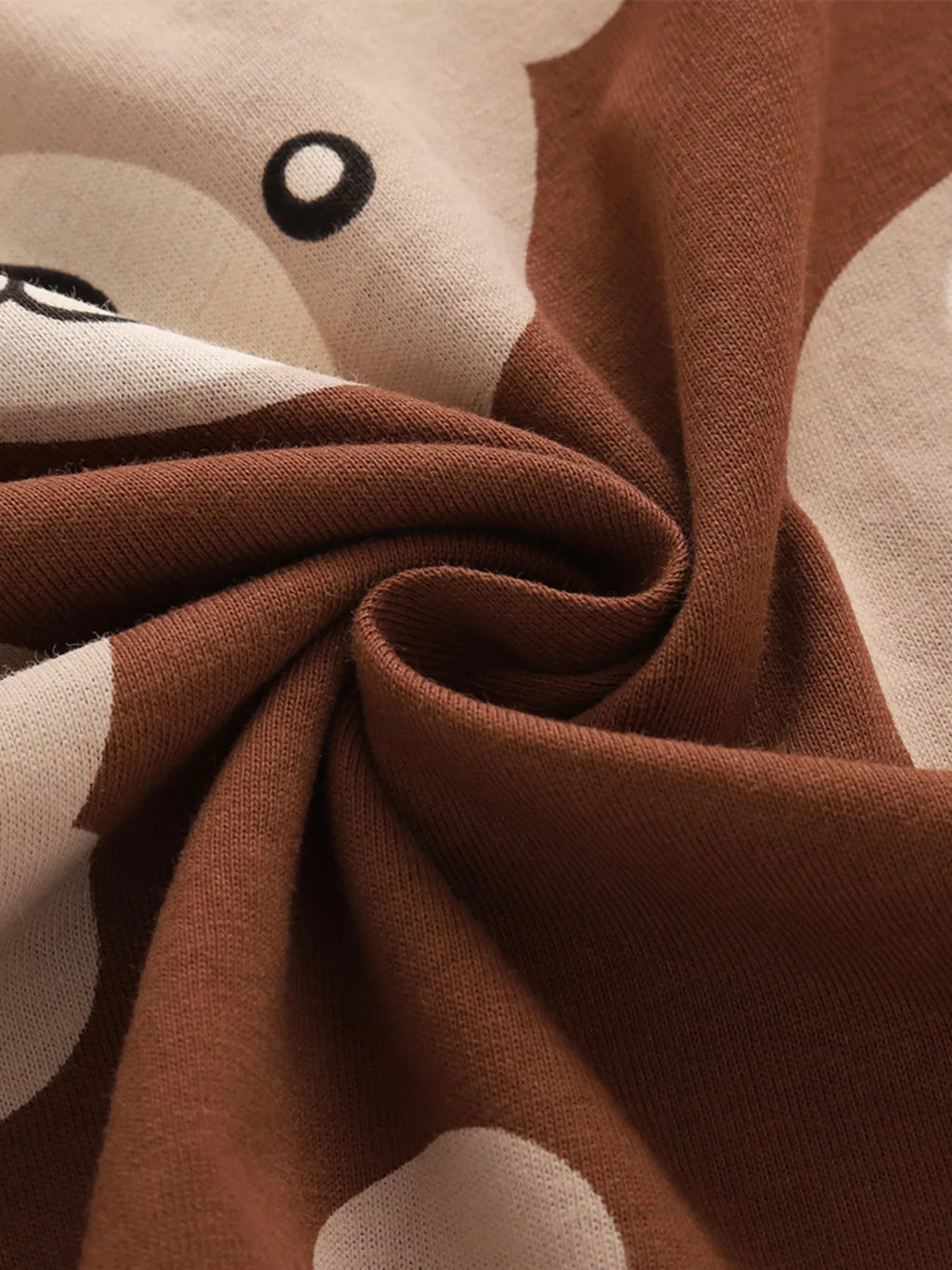 Children's Pajama Set Brown Cute Bear Print Long Sleeve 04ee25eed30545c382a223e7b01b3a6d-Max-Origin Trendsi