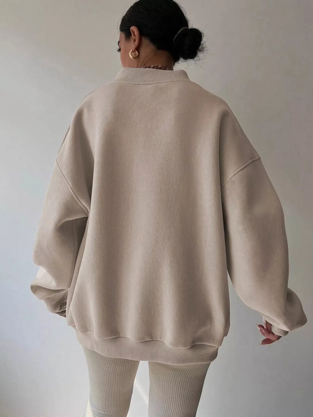 Women's Sweatshirt Dropped Shoulder Long Sleeve Oversized Pullover 056a5601574e4cdb83d97a197f98482a-Max-Origin Trendsi