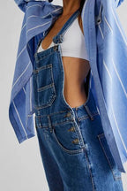 Denim Overalls Women's Square Neck Wide Strap Full Size Medium Wash Jumpsuit 0624dd97-4816-4158-84cf-e917e409b53c-Min Trendsi