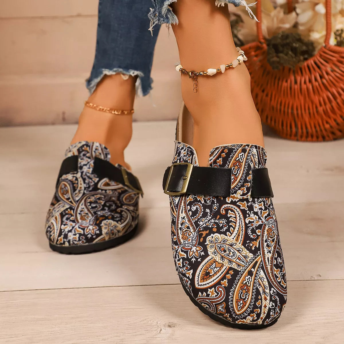 Women's Slip-Ons Colorful Paisley Print Round Toe Flats Shoes Style B 06529c95e39d40f8a555172b39768d4b-Max-Origin Trendsi