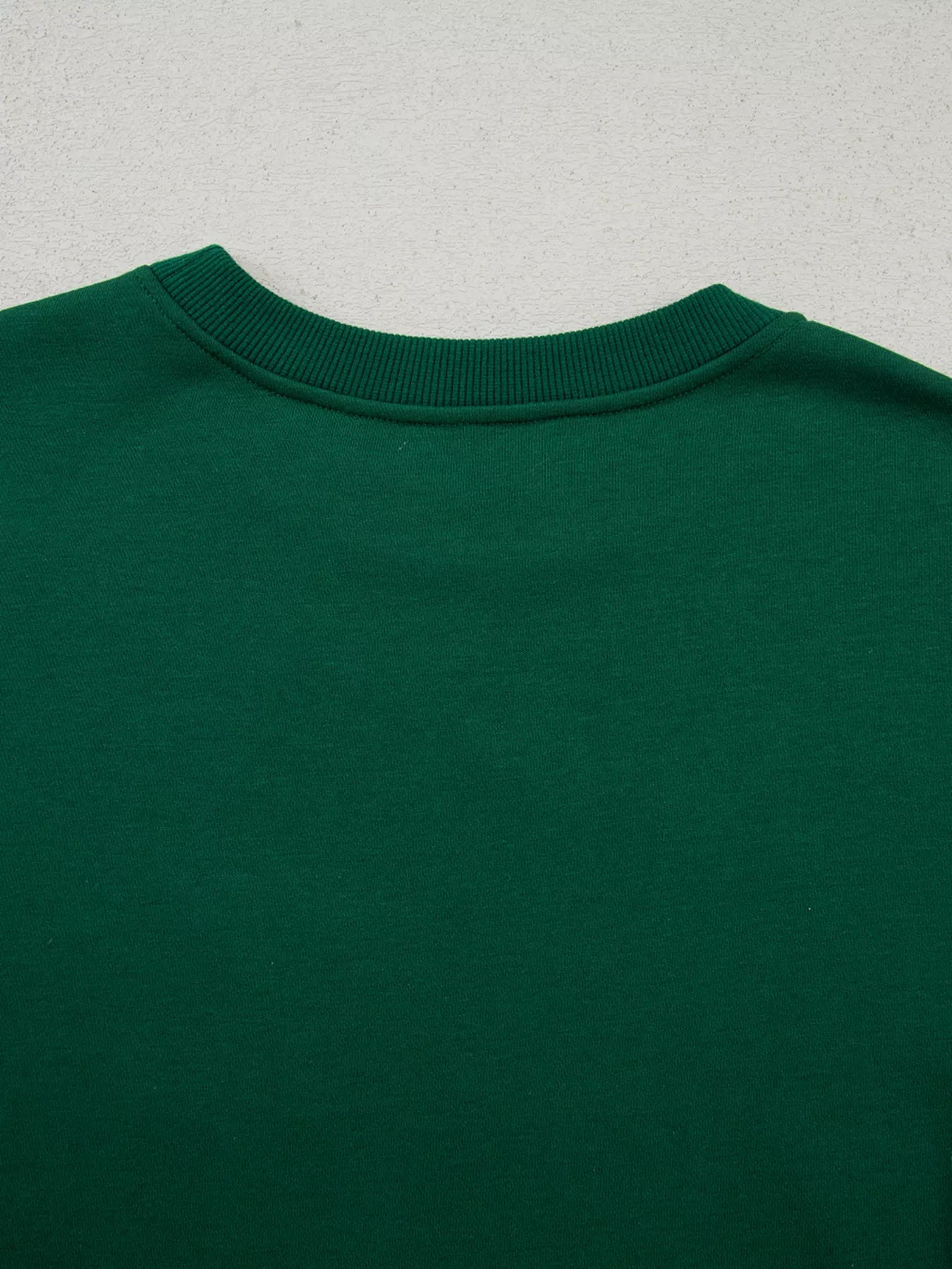 Christmas Sweatshirt Women's Embroidered Ho Ho Letter Round Neck Top 0706c0f3214f4a1abbaca814b303e843-Max-Origin Trendsi