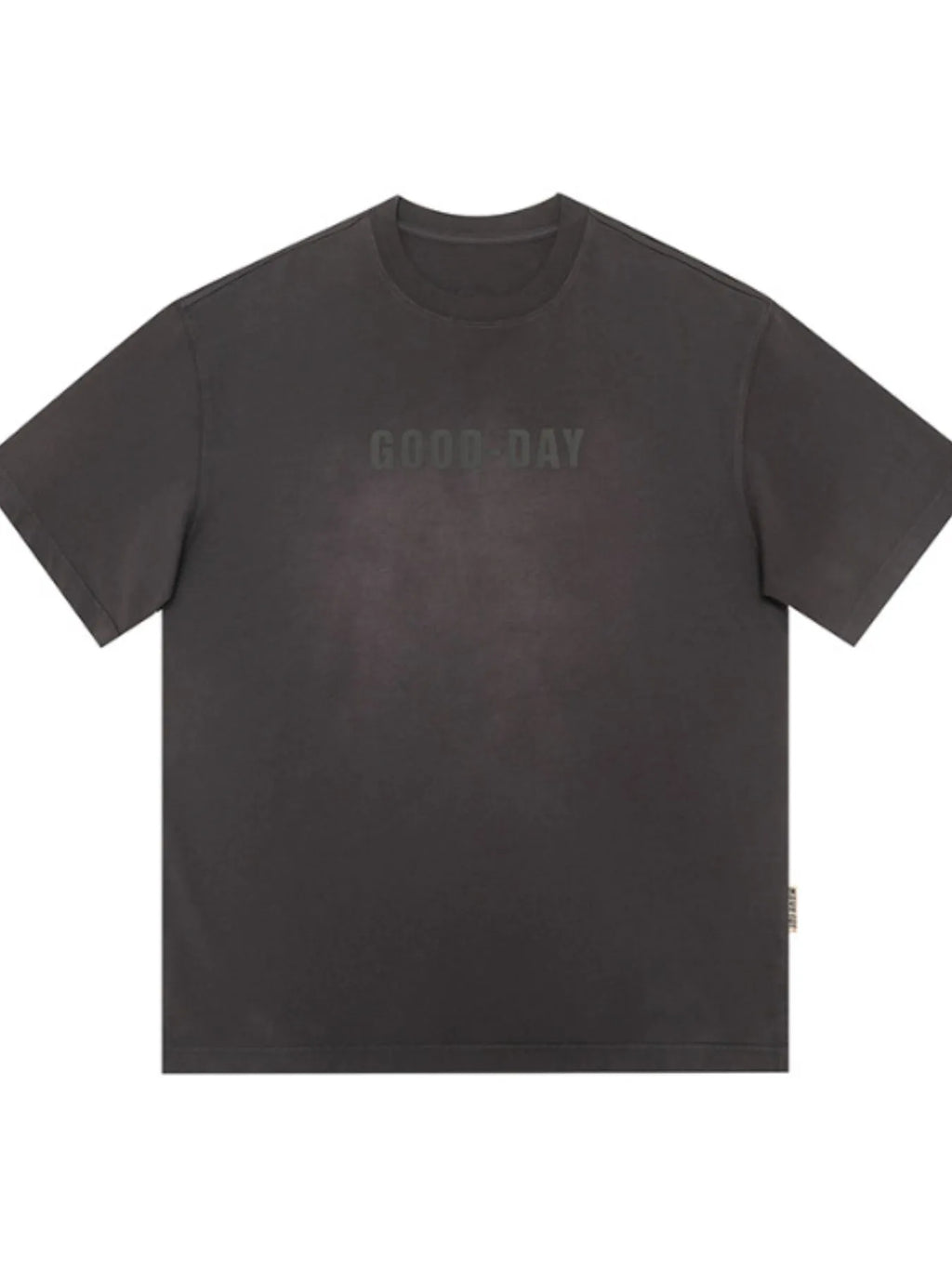 Men's Cotton T-Shirt Basic Style Round Neck Good Day Print Short Sleeve Top 07e927cf-fe56-40c6-b9ad-dcea566da10e-Max-Origin Trendsi