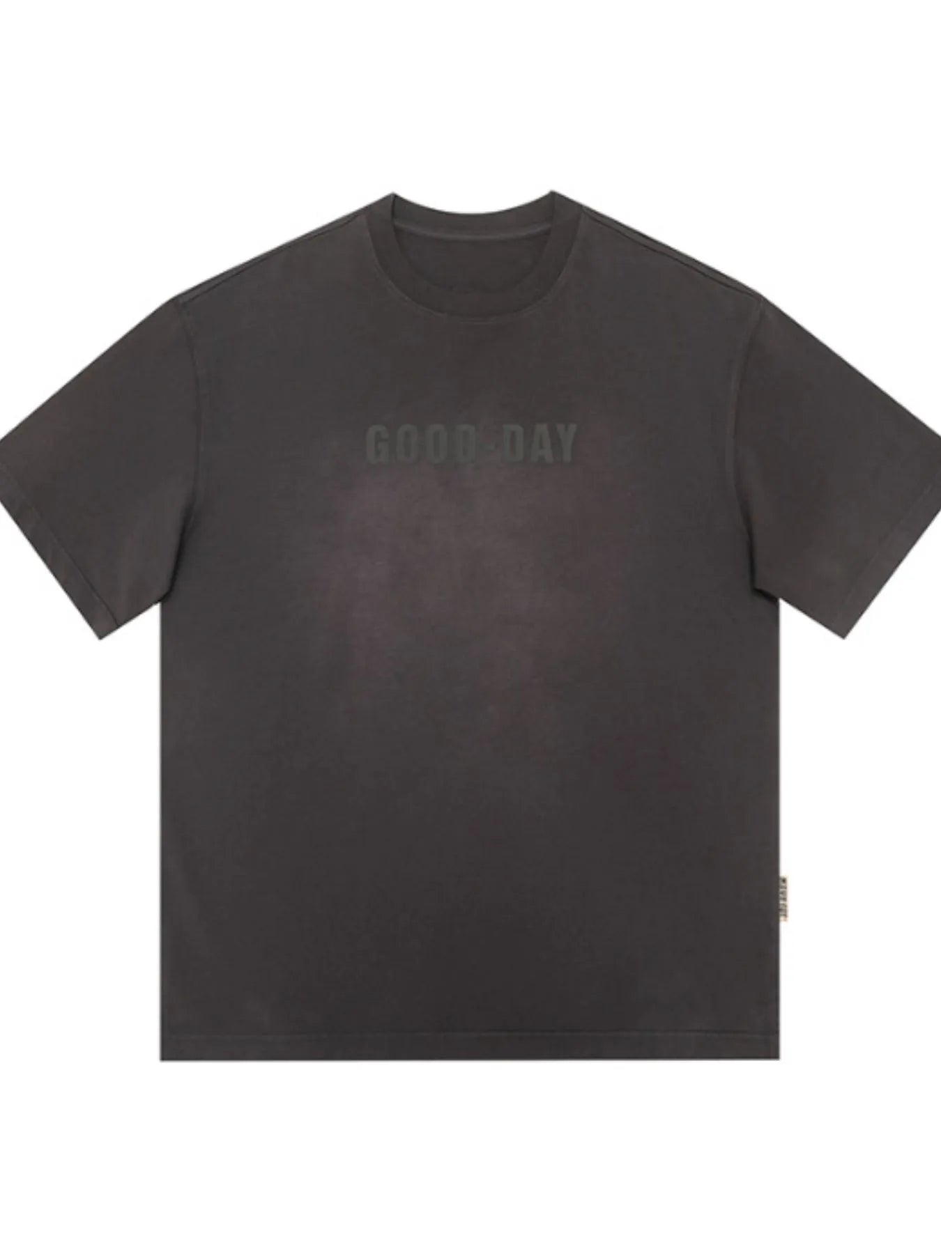 Men's Cotton T-Shirt Basic Style Round Neck Good Day Print Short Sleeve Top 07e927cf-fe56-40c6-b9ad-dcea566da10e-Max-Origin Trendsi