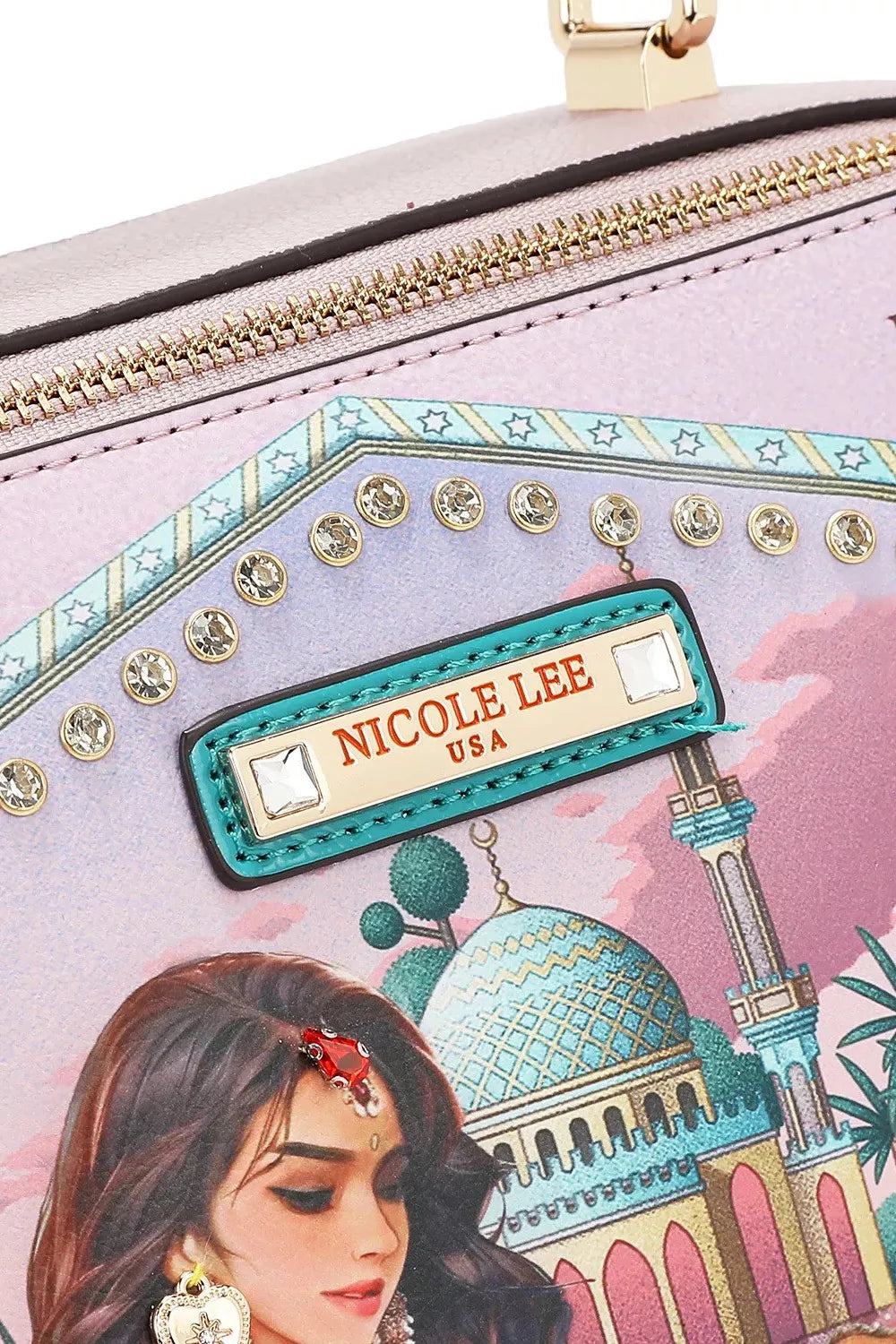 Nicole Lee USA Women's Handbag Queen Cleopatra Vegan Leather Tote 0824792a-e693-4d62-b05f-fadc4d7b5364-Max-Origin Trendsi