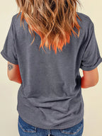Spooky Season Halloween Women's T-Shirt Dark Gray Graphic Top Tee 0830670b46544aa0b7645a50a9ee31cd-Max-Origin Trendsi