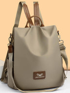 Convertible Medium Nylon Backpack Bag