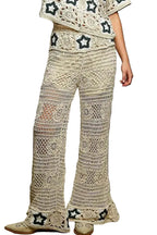 POL Openwork Crochet Flare Pants with Contrast Star NATURAL INDIGO One Size 08d89fad-b239-4129-a8db-e8d40e6e8ada-Max-Origin Trendsi