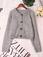 Women's Cardigan Button-Up Raglan Sleeve Casual Knit Top 08e1f8809d4c489e86153cc0c41a8f78-Max-Origin Trendsi