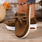 Women's Sneakers Round Toe Platform Mid Heels Shoes 09368684519146fbaf4e0719f1057edc-Max-Origin Trendsi