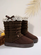 Women's Boots Low Heels Round Toe Platform Shoes 09686445-1c18-4ce1-84de-04fac3c169f1-Max-Origin Trendsi