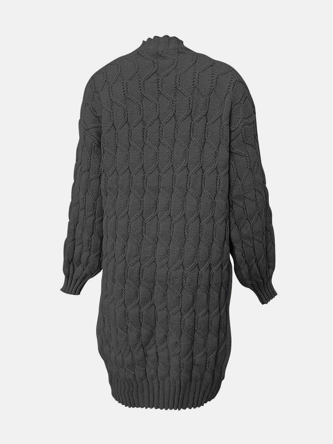 Cardigan Women Open Front Long Sleeve Soft Acrylic Pocketed Sweater 0a65520a-dd0a-4dbe-b41a-d6d80c13caa8-Max Trendsi