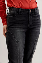 Judy Blue Womens Jeans Black Straight Western Seam Detail Mid Rise Denim Pants 0a7fc05daffd4fd78458e6dd685b659f-Max-Origin Trendsi
