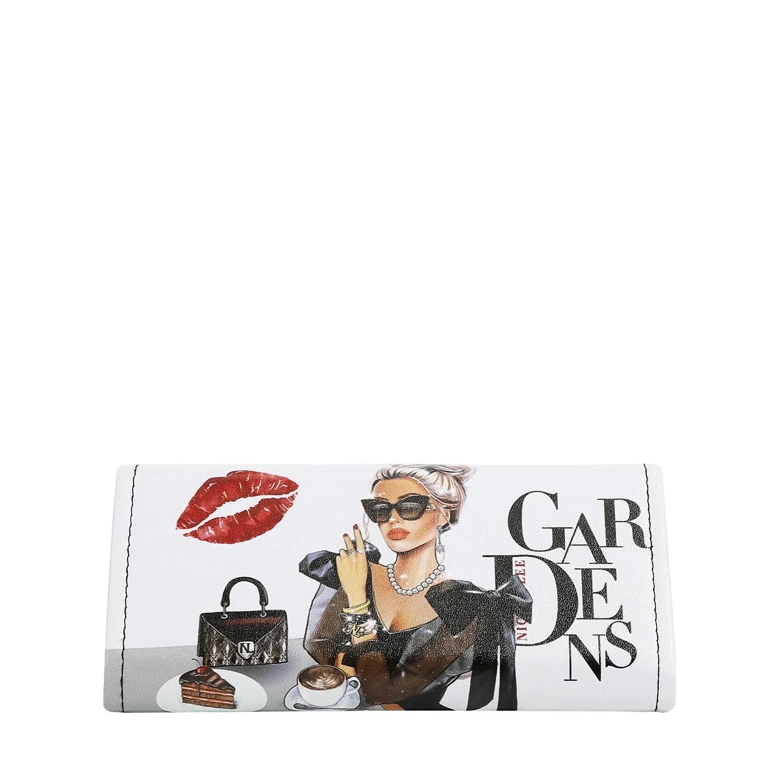 Nicole Lee USA Glasses Case Foldable Pebbled vegan leather Fashion Printed LADY IN BLACK One Size 0a9478b63bf74309b1cce20120311bd4-Max-Origin Trendsi