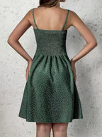 Mini Cami Dress Swiss Dot Smocked Square Neck with Thin Straps 0ac71e8fca7c467c9c1313c347ed7ee3-Max-Origin Trendsi