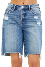 RISEN Tummy Control Relaxed Fit Bermuda Shorts