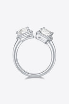 Murray 1 Carat Moissanite Stone Silver Open Ring 925 Sterling Platinum-plated 0b16903ef99c47e1b35084c32d1b6537-Max Trendsi