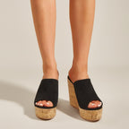 Open Toe Platform Wedge Sandals