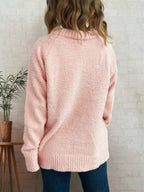 Women's Sweater Round Neck Raglan Sleeve Knit Pullover 0baa3528e5a54e09aa238e7525b196a0-Max-Origin Trendsi