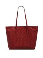 Textured Large PU Leather Tote Bag, Imported, One Size