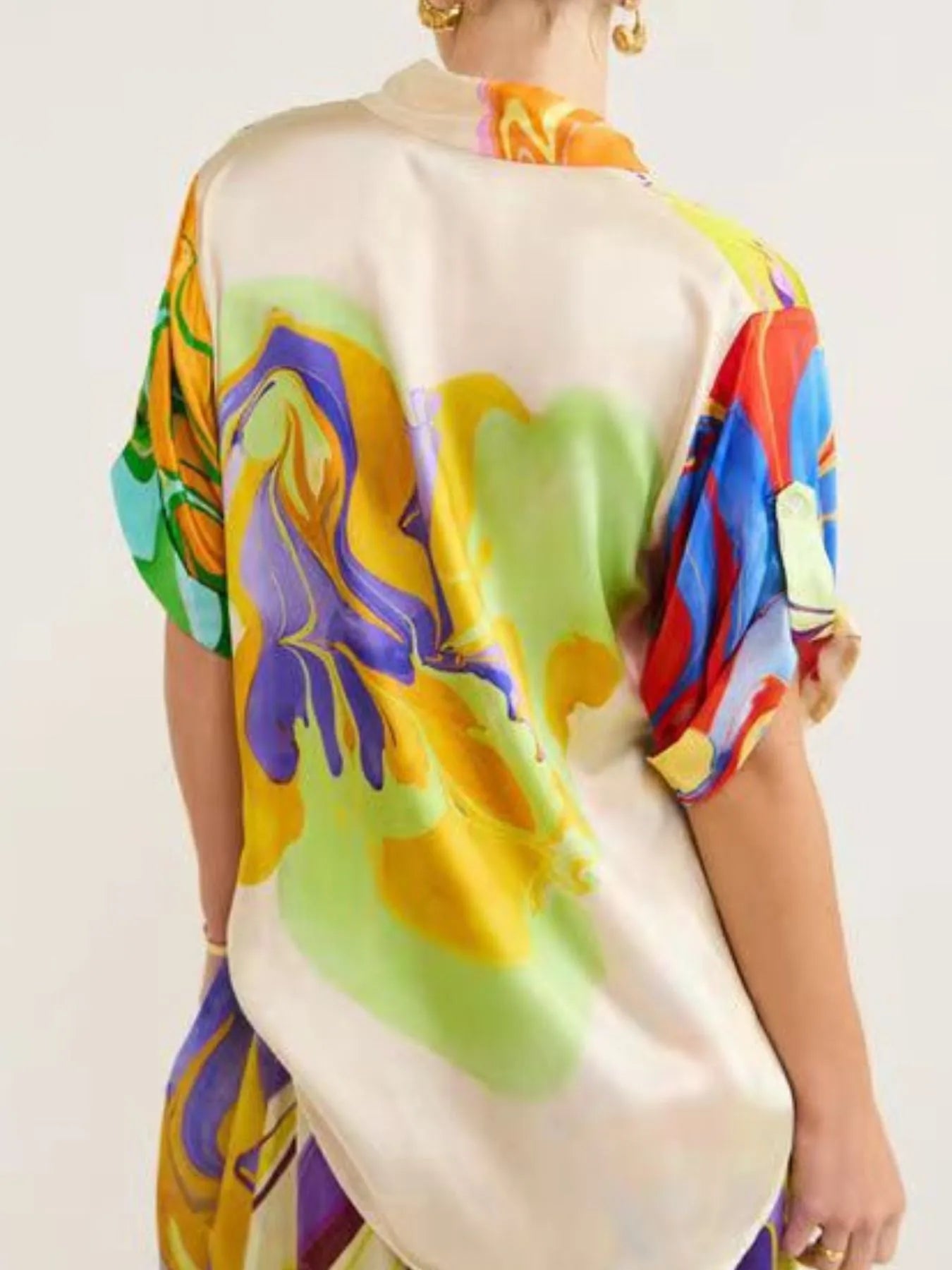 Women's Outfit Set Button Up Shirt and Maxi Skirt Set Multicolor Printed 2Pcs 0c63be1f-ffa7-4a33-8045-89fb64323b8b-Max-Origin Trendsi