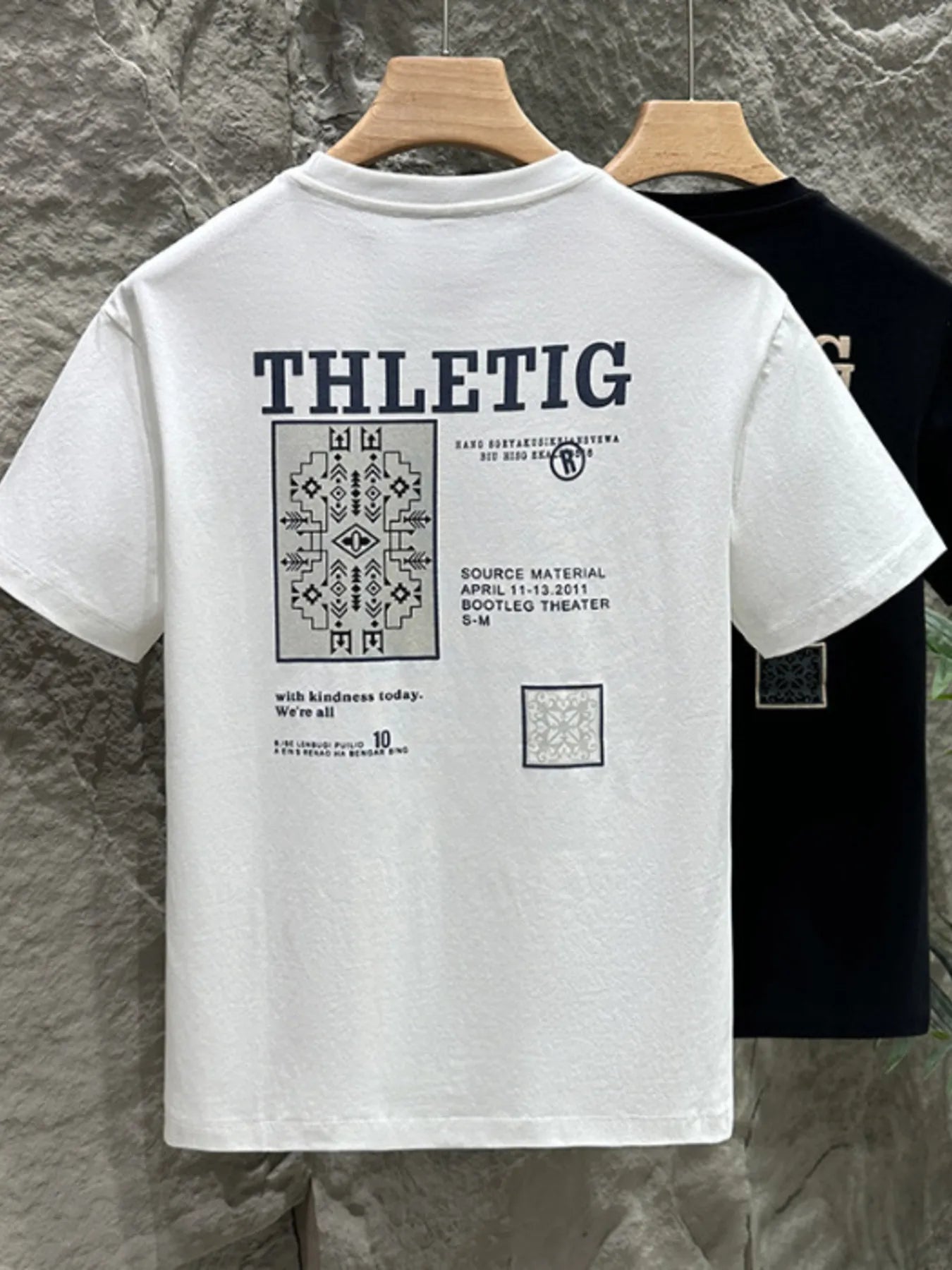 Men's Cotton T-Shirt Letter Graphic Short Sleeve Top Tees M-5XL 0cbfe589c6044626b92623c681c0ca80-Max-Origin Trendsi