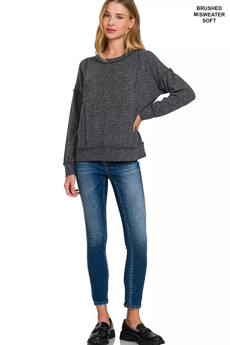 Zenana Brushed Hacci Drop Shoulder Sweater 0cdbd1d8-1c04-4e12-ad01-af2ff755c517-Max-Origin Trendsi
