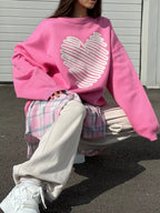 Womens Sweater Heart Round Neck Oversized Pullover 0ced11f4-d454-4378-99c8-b343c54e6757-Max-Origin Trendsi