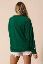 BiBi Pullover Sequin Christmas Gift Box Embroideries Green Womens Sweater 0d17a01558f74a4796770cba86800a23-Max-Origin Trendsi