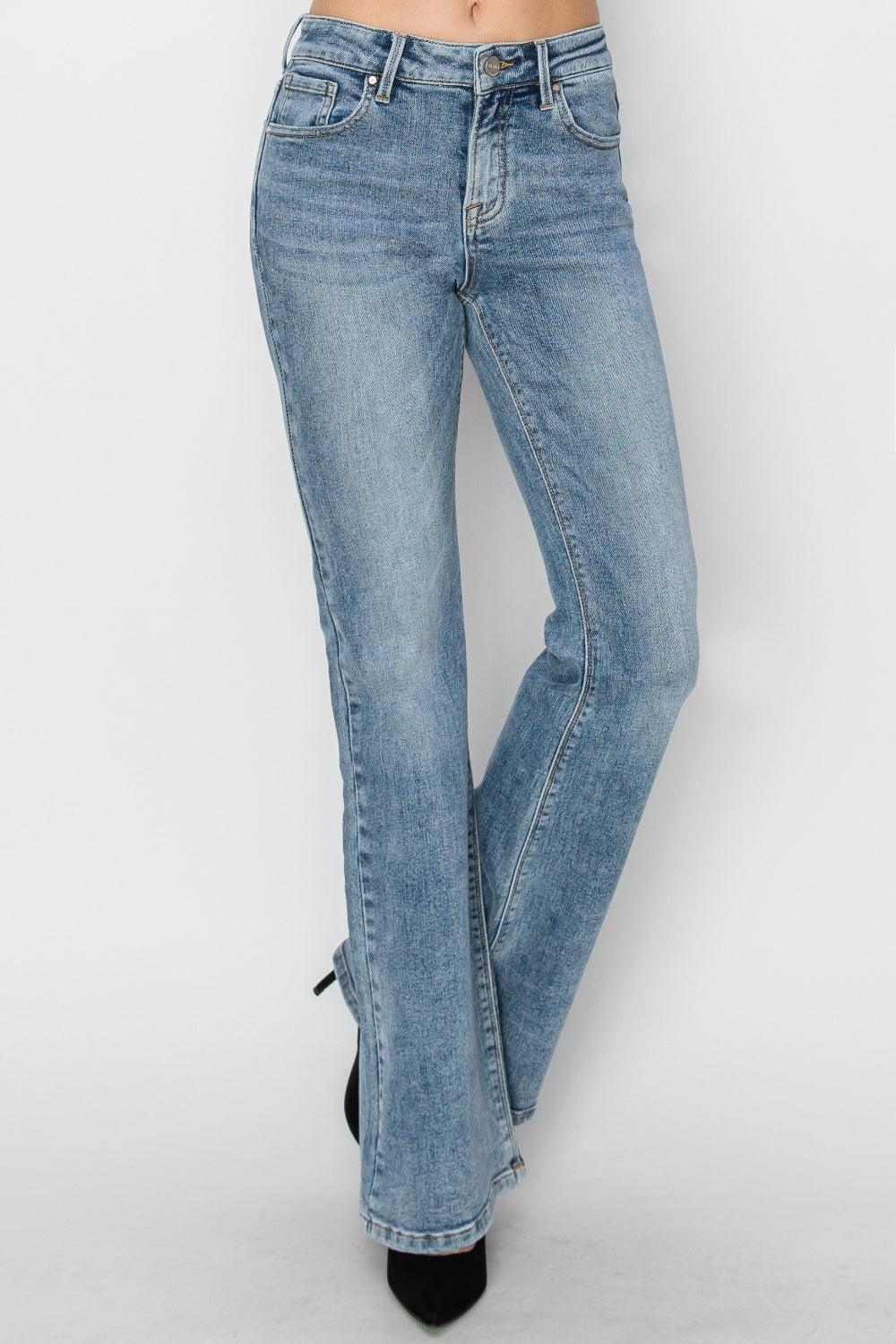 Jeans RISEN Mid Rise Bootcut Denim Pants 0d43455d-aa09-4b04-8130-e74577acab9d-Max Trendsi